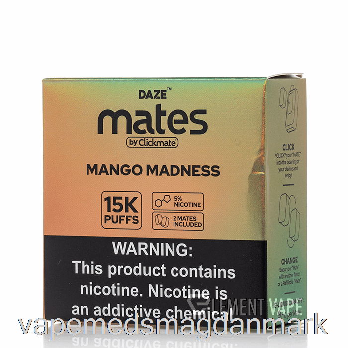 Engangs Vape Danmark 7 Daze Mate Pods Mango Madness